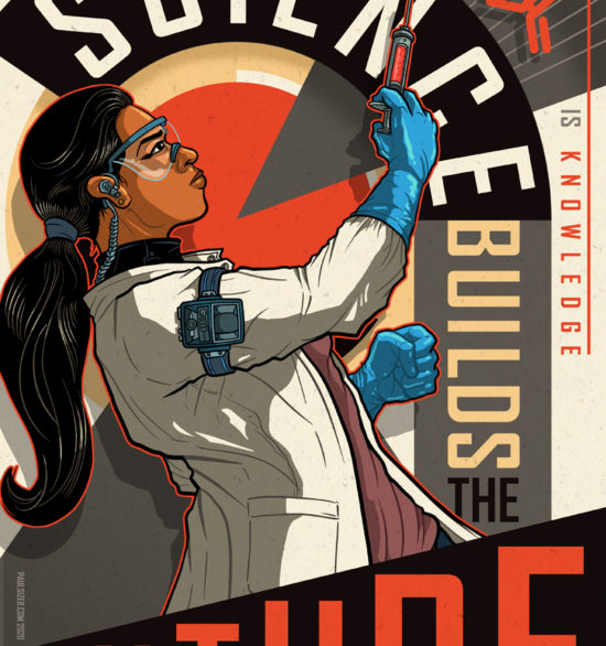 Science Builds The Future 2020 poster
