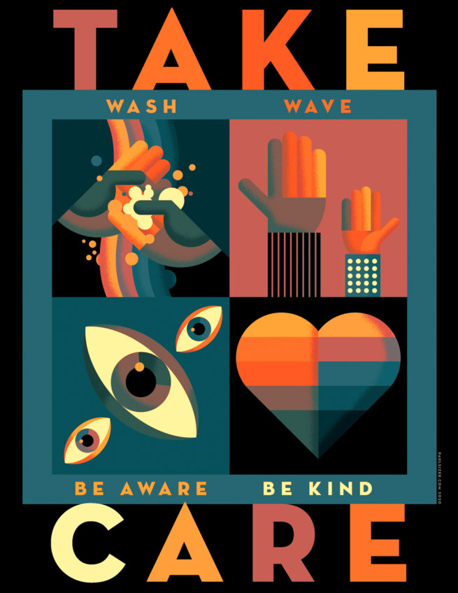 TAKE CARE web poster
